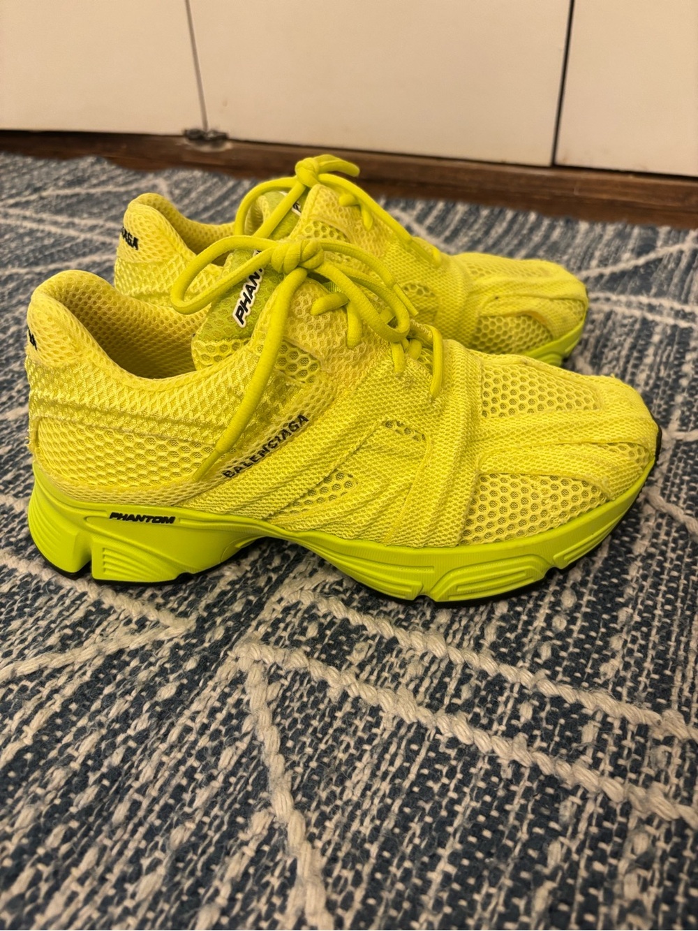 Balenciaga Neon Yellow Phantom Runners
